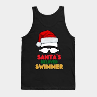 Santas Beloved Swimmer Tank Top